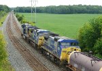 CSX C40-8W 7858